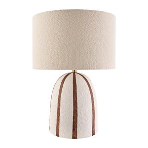   Modern European furniture - Vertical Lined Ceramic Table Lamp - www.oroa.com | Oroa.com