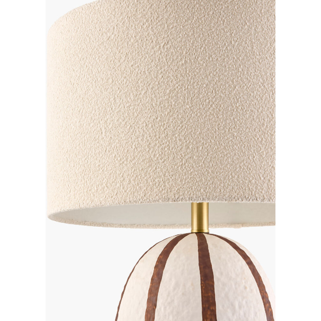   Modern European furniture - Vertical Lined Ceramic Table Lamp - www.oroa.com | Oroa.com