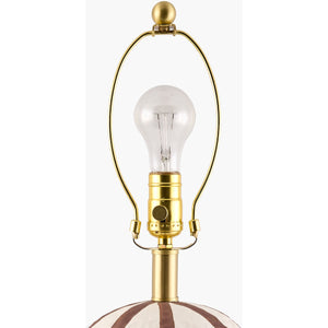   Modern European furniture - Vertical Lined Ceramic Table Lamp - www.oroa.com | Oroa.com