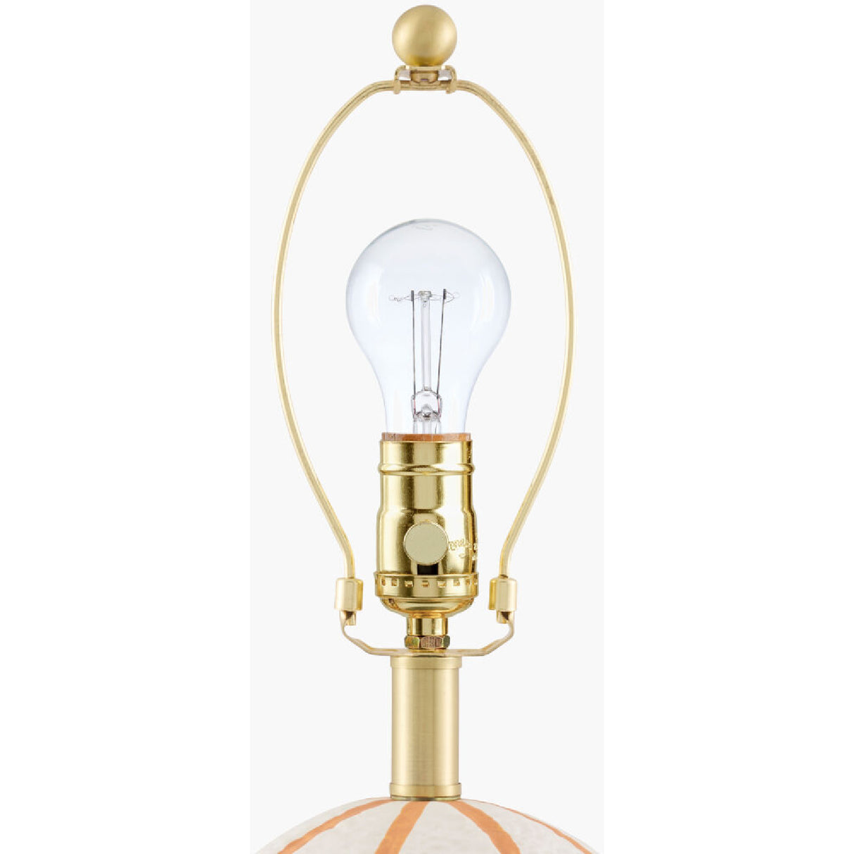   Modern European furniture - Vertical Lined Ceramic Table Lamp - www.oroa.com | Oroa.com