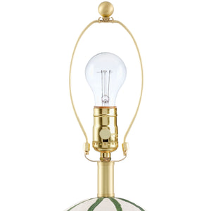   Modern European furniture - Vertical Lined Ceramic Table Lamp - www.oroa.com | Oroa.com