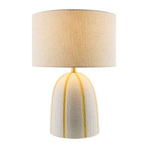   Modern European furniture - Vertical Lined Ceramic Table Lamp - www.oroa.com | Oroa.com