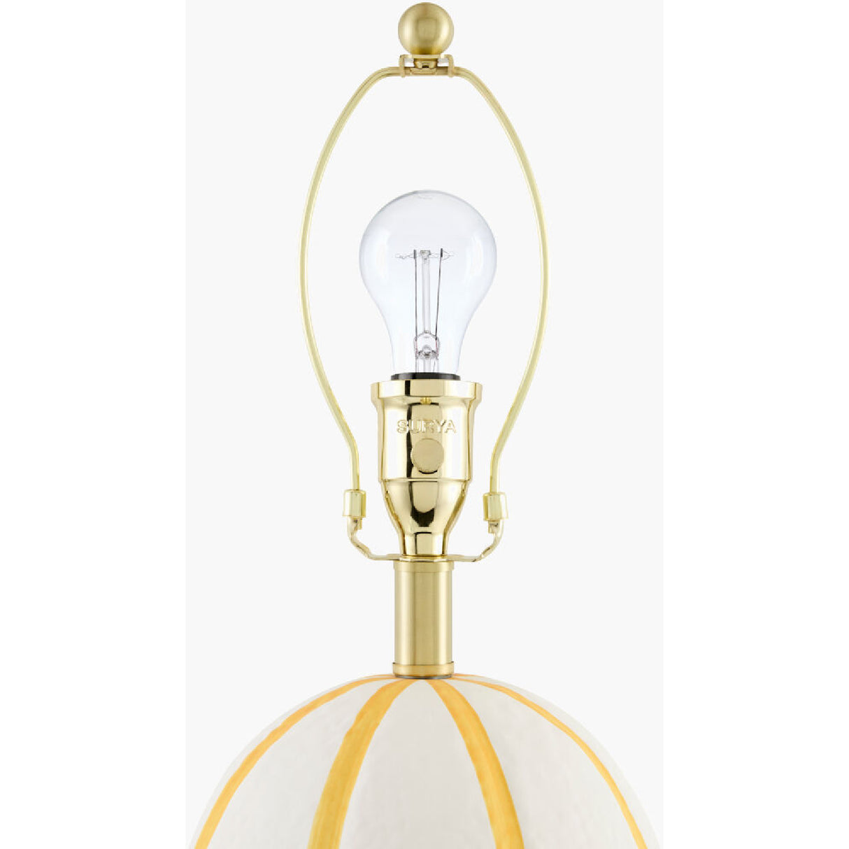   Modern European furniture - Vertical Lined Ceramic Table Lamp - www.oroa.com | Oroa.com