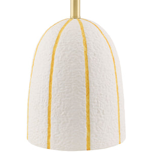   Modern European furniture - Vertical Lined Ceramic Table Lamp - www.oroa.com | Oroa.com