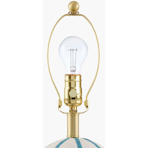   Modern European furniture - Vertical Lined Ceramic Table Lamp - www.oroa.com | Oroa.com