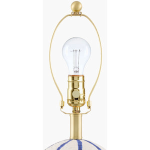   Modern European furniture - Vertical Lined Ceramic Table Lamp - www.oroa.com | Oroa.com