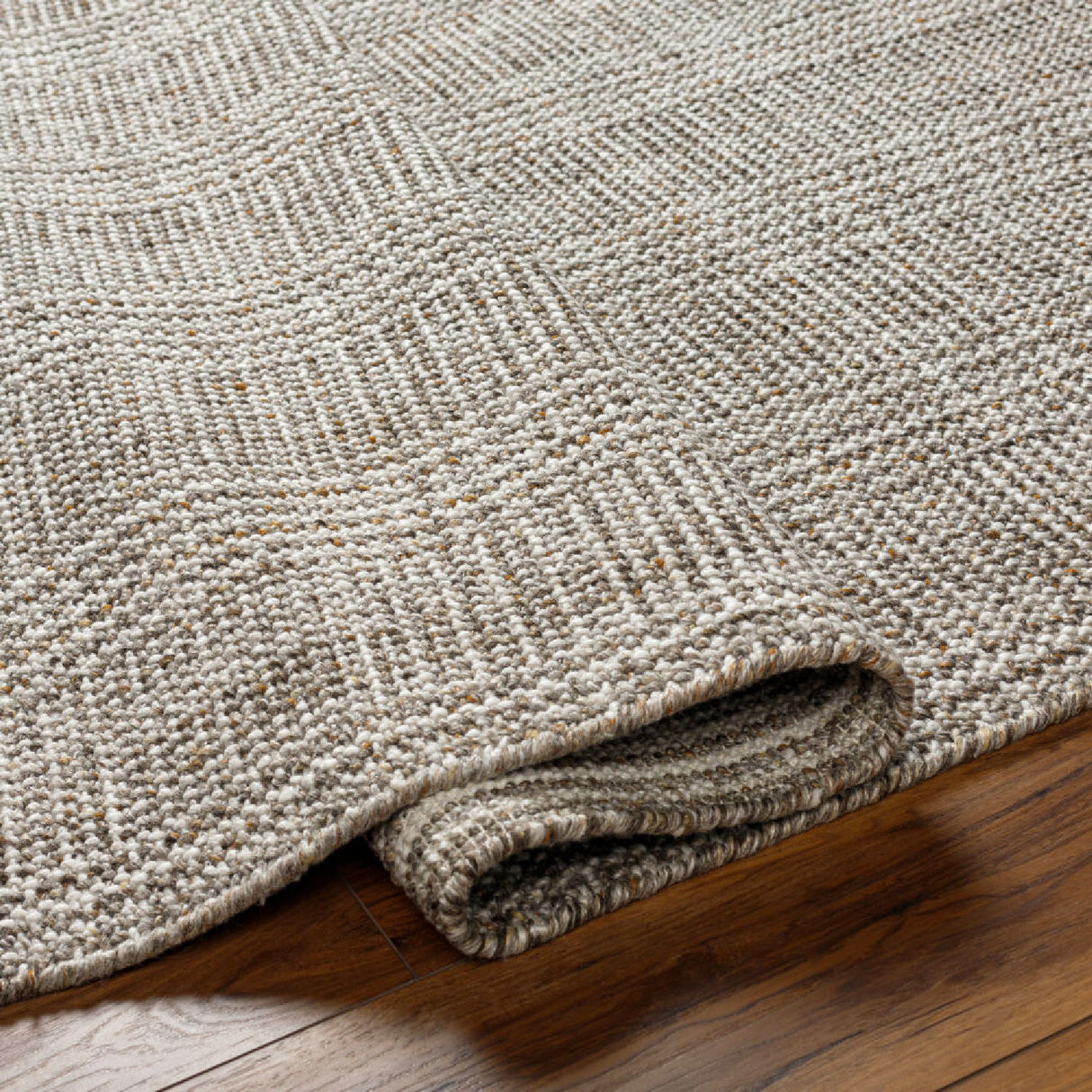   Modern furniture - Hand-Loomed Gray Yarn Carpet - www.oroa.com | Oroa.com