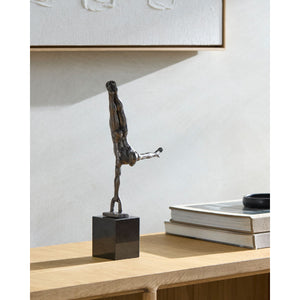   Modern European furniture - Antiqued Iron Handstand Sculpture - www.oroa.com | Oroa.com