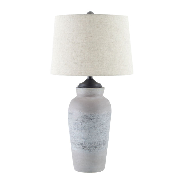 Modern European furniture - Gray Paper Accent Table Lamp - www.oroa.com