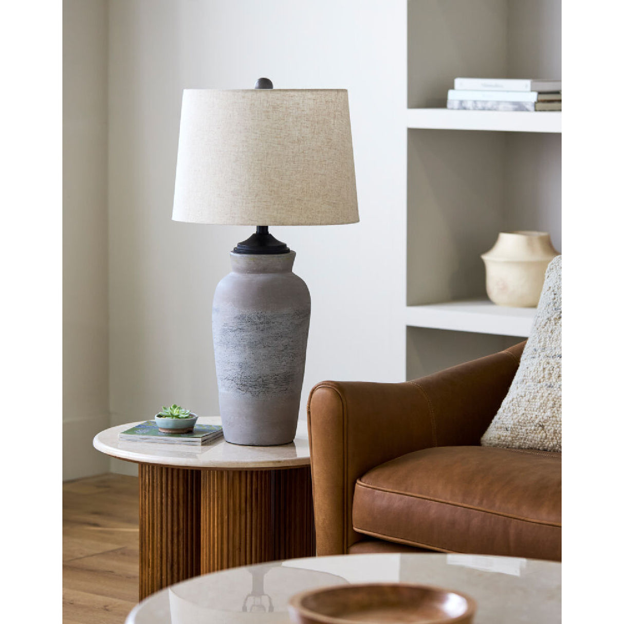   Modern European furniture - Gray Paper Accent Table Lamp - www.oroa.com | Oroa.com