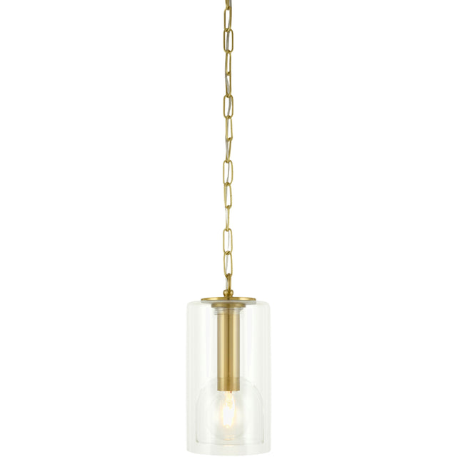 Modern European furniture - Clear Glass Accent Pendant Light - www.oroa.com