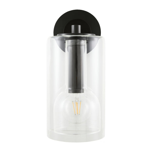 Modern European furniture - Clear Glass Wall Lamp - www.oroa.com