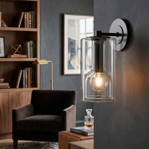   Modern European furniture - Clear Glass Wall Lamp - www.oroa.com | Oroa.com