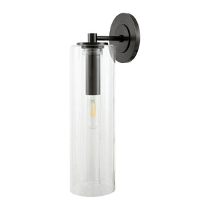   Modern European furniture - Tubular Clear Glass Wall Lamp - www.oroa.com | Oroa.com