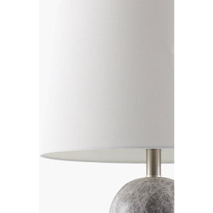   Modern European furniture - Cream Linen Marble Table Lamp - www.oroa.com | Oroa.com