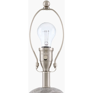   Modern European furniture - Cream Linen Marble Table Lamp - www.oroa.com | Oroa.com