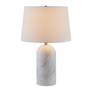   Modern European furniture - Cream Linen Marble Table Lamp - www.oroa.com | Oroa.com