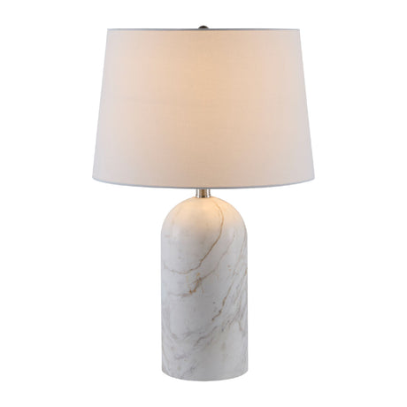   Modern European furniture - Cream Linen Marble Table Lamp - www.oroa.com | Oroa.com