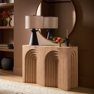  Modern European furniture - Brown Linen Accent Table Lamp - www.oroa.com | Oroa.com
