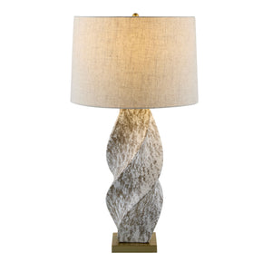   Modern European furniture - Twisted Ceramic Accent Table Lamp - www.oroa.com | Oroa.com