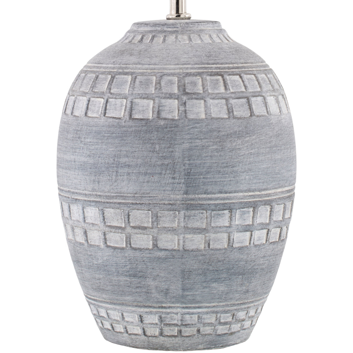   Modern European furniture - Ceramic Fluted Linen Table Lamps (2) - www.oroa.com | Oroa.com