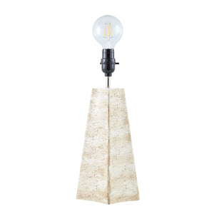   Modern European furniture - Braided Rattan Travertine Table Lamp - www.oroa.com | Oroa.com