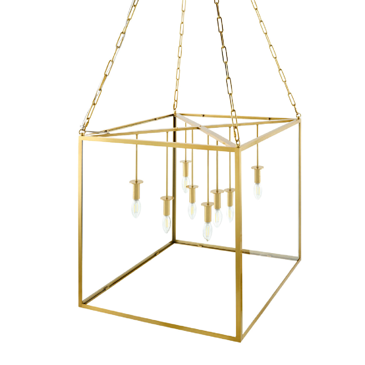   Modern European furniture - Gold-Framed 7-Light Pendant Lamp - www.oroa.com | Oroa.com
