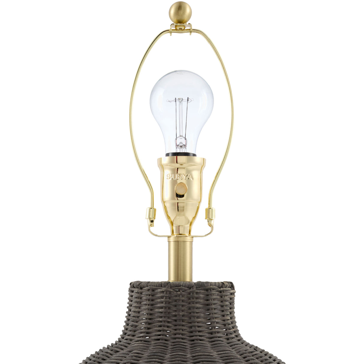   Modern European furniture - Rattan Base Accent Table Lamp S - www.oroa.com | Oroa.com