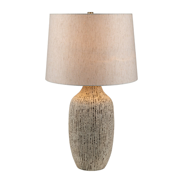 Modern European furniture - Rustic White Ceramic Table Lamp - www.oroa.com