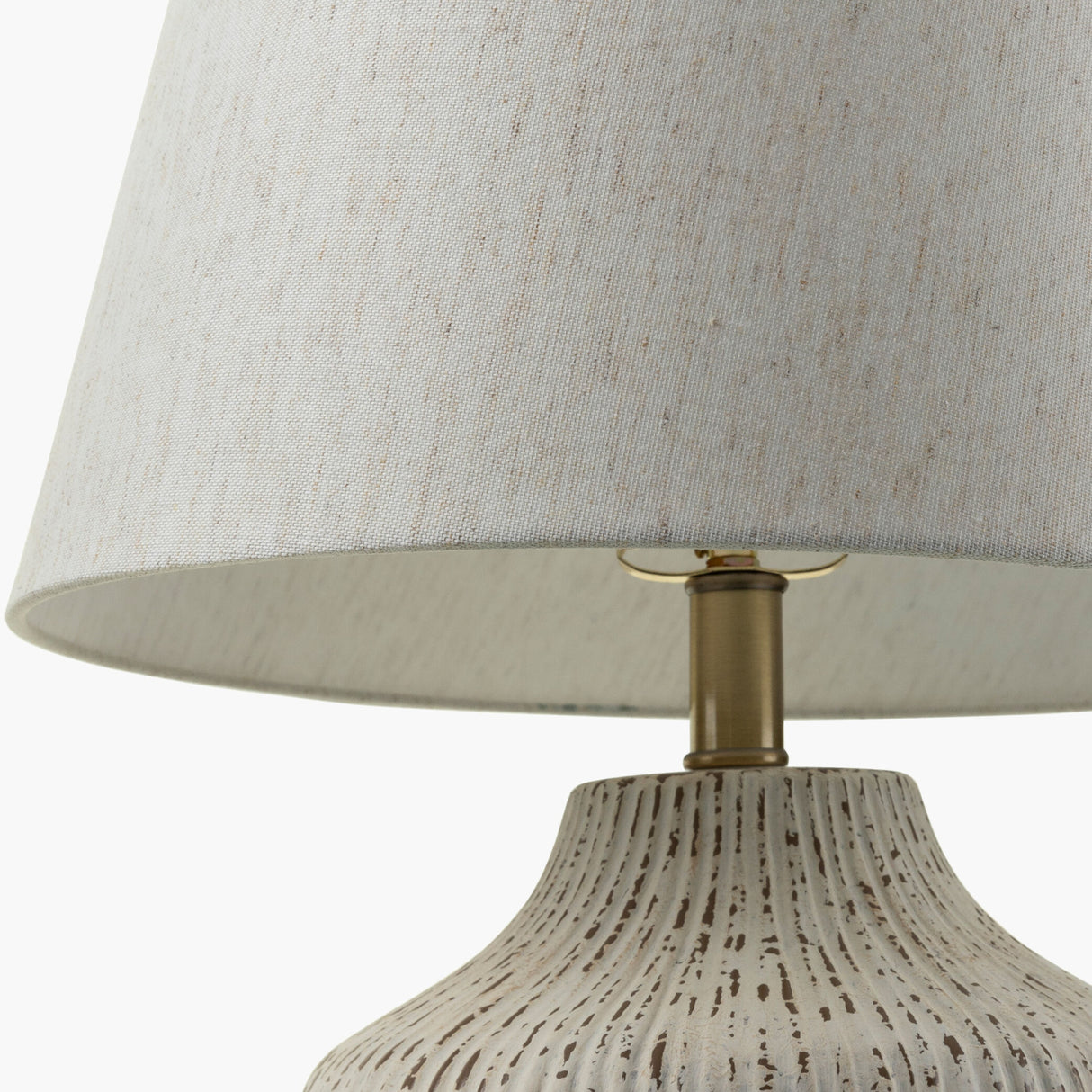   Modern European furniture - Chrome White Ceramic Table Lamp - www.oroa.com | Oroa.com
