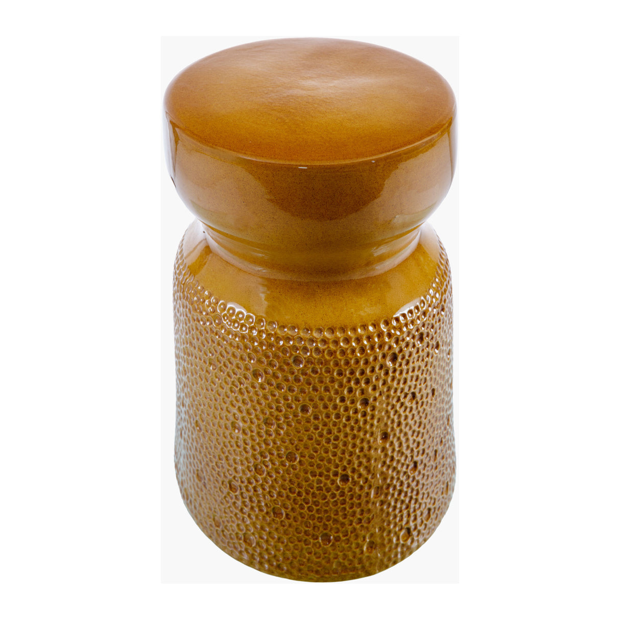   Modern European furniture - Textured Ceramic Hourglass Garden Stool - www.oroa.com | Oroa.com