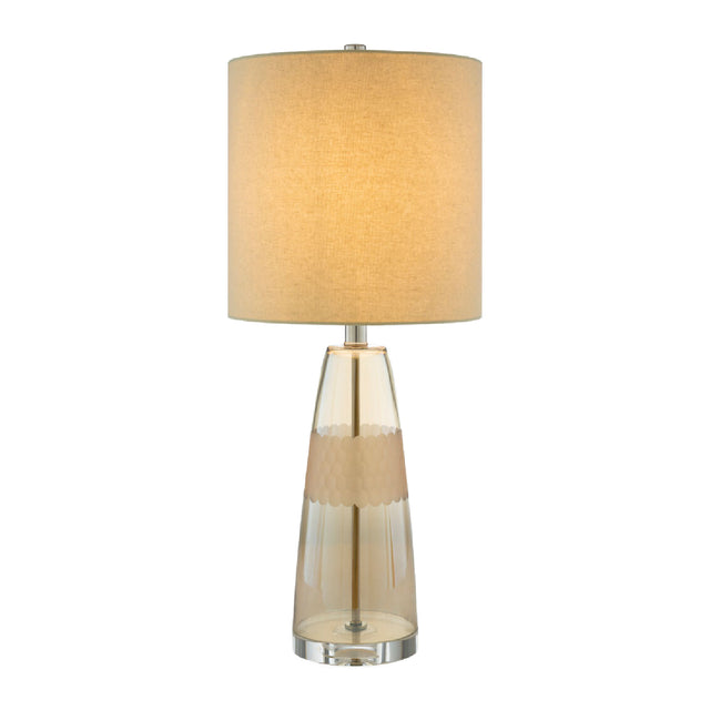 Modern European furniture - Clear Glass Accent Table Lamp - www.oroa.com