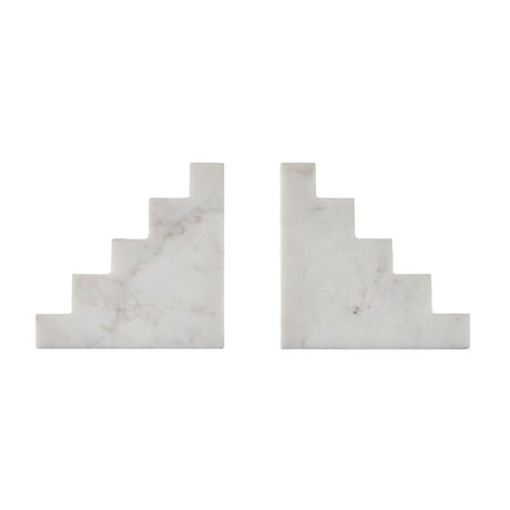   Modern European furniture - Marble Stairs Bookends (2) - www.oroa.com | Oroa.com