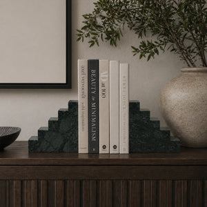   Modern European furniture - Marble Stairs Bookends (2) - www.oroa.com | Oroa.com