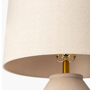   Modern European furniture - Glazed Gray Ceramic Table Lamp - www.oroa.com | Oroa.com