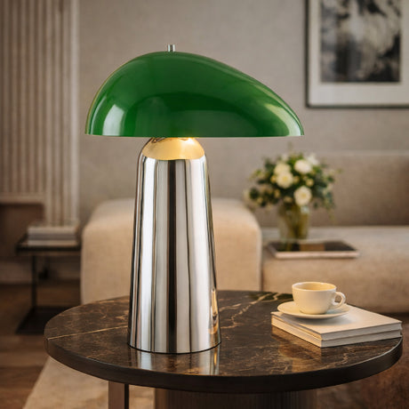   Modern European furniture - Colored Glass Shade Table Lamp - www.oroa.com | Oroa.com