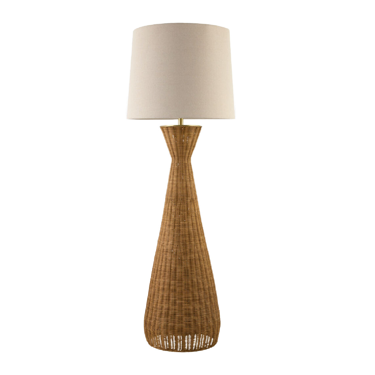   Modern European furniture - Hourglass Rattan Accent Floor Lamp - www.oroa.com | Oroa.com