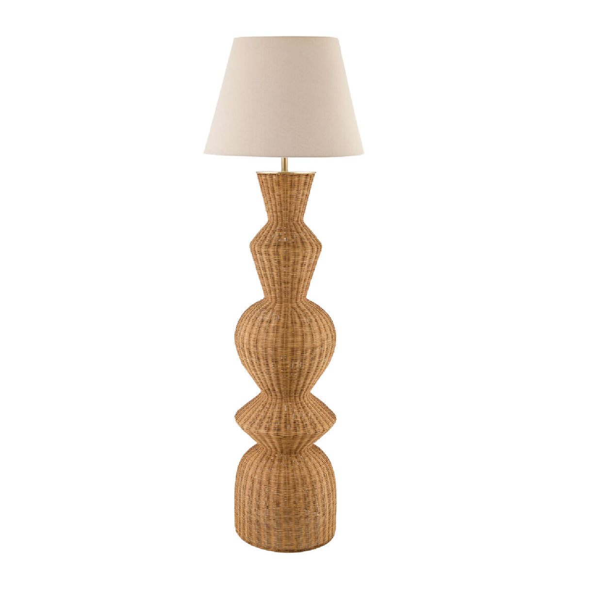   Modern European furniture - Geometrical Rattan Layer Floor Lamp - www.oroa.com | Oroa.com