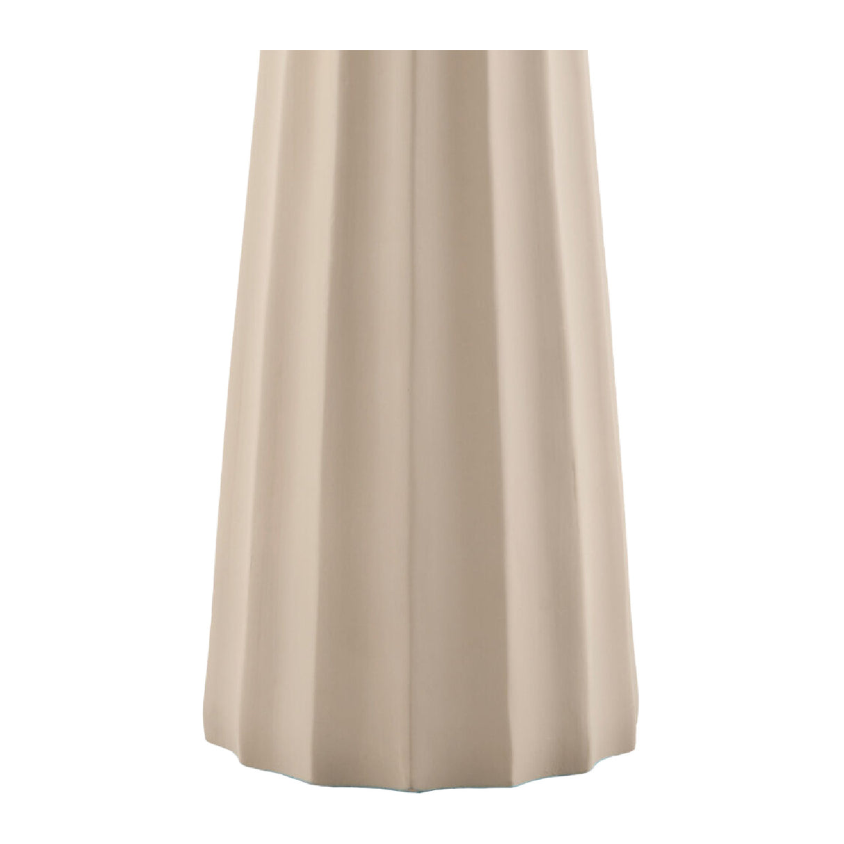   Modern European furniture - Scalloped White Cotton Table Lamp - www.oroa.com | Oroa.com