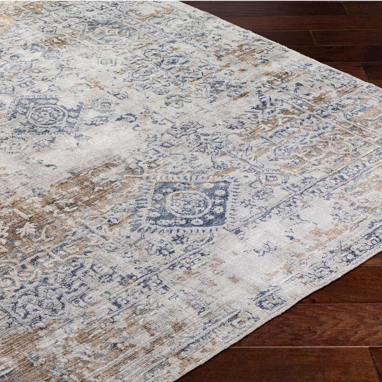   Modern European furniture - Hand-Loomed Viscose Round Area Rug 8' x 8' - www.oroa.com | Oroa.com
