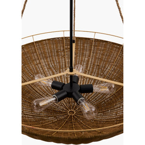   Modern European furniture - Rattan Bowl 3-Light Chandelier - www.oroa.com | Oroa.com