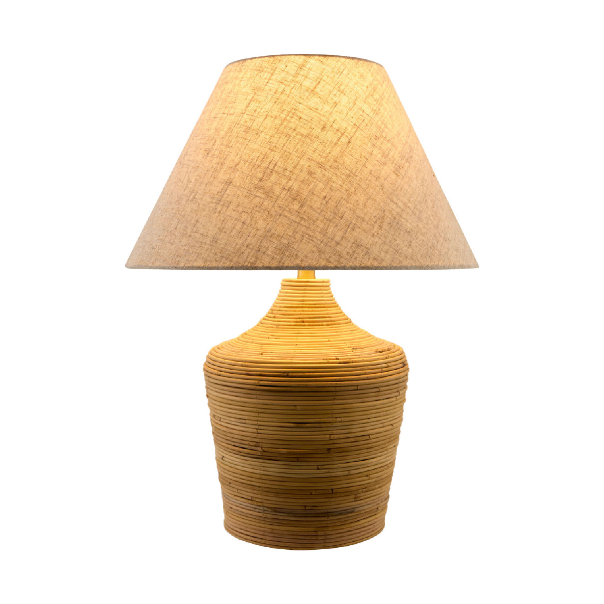   Modern European furniture - Natural Rattan Cane Table Lamp - www.oroa.com | Oroa.com