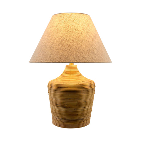   Modern European furniture - Natural Rattan Cane Table Lamp - www.oroa.com | Oroa.com