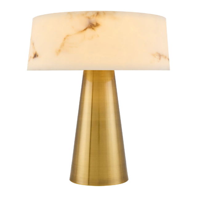 Modern European furniture - White Stone Shade Table Lamp - www.oroa.com