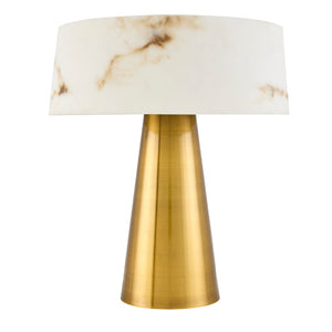   Modern European furniture - White Stone Shade Table Lamp - www.oroa.com | Oroa.com