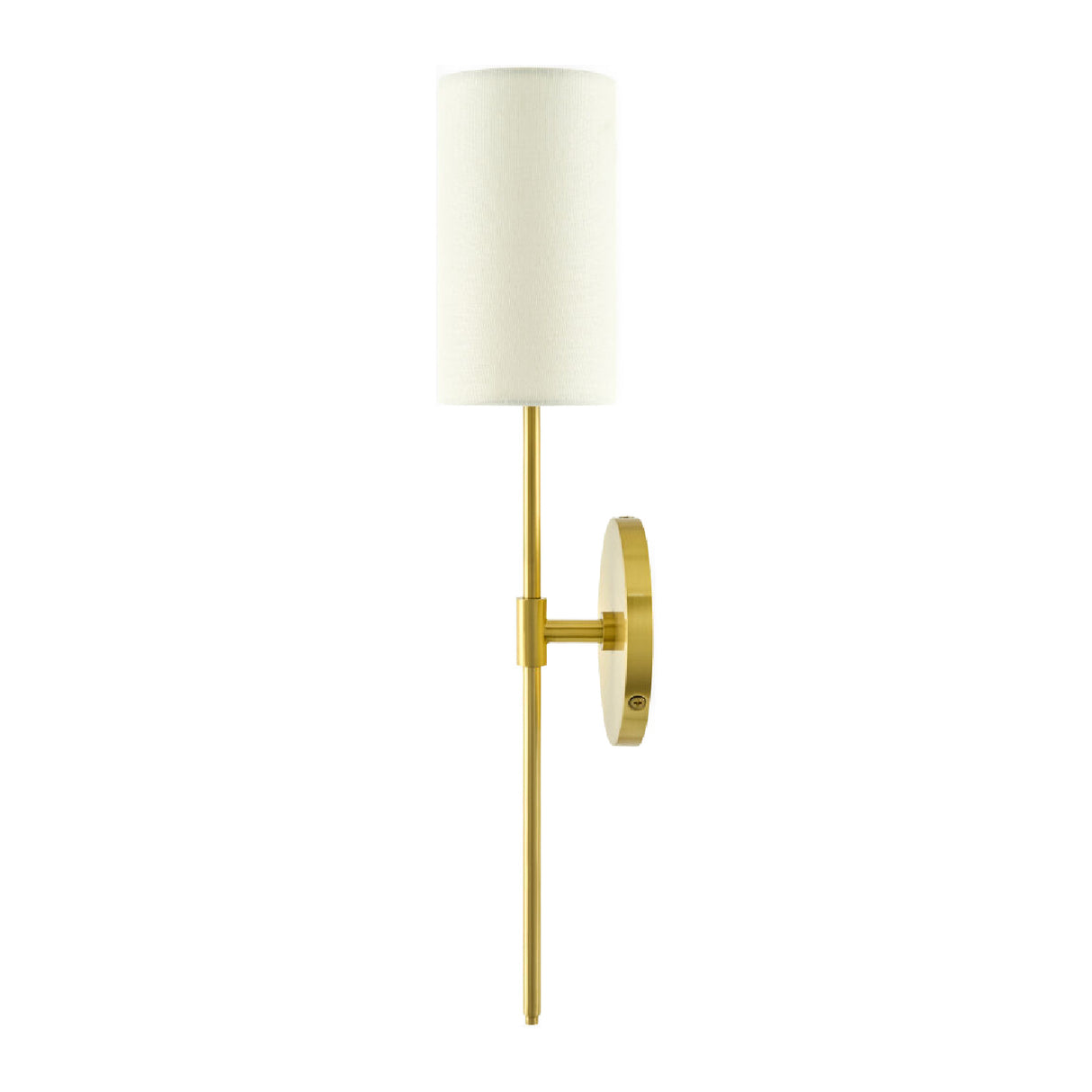   Modern European furniture - Cylindrical White Linen Wall Lamp - www.oroa.com | Oroa.com