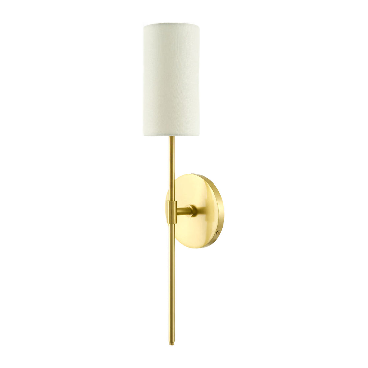   Modern European furniture - Cylindrical White Linen Wall Lamp - www.oroa.com | Oroa.com