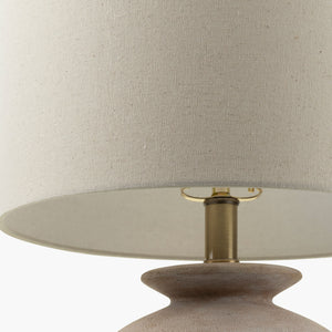   Modern European furniture - Rounded Cream Accent Table Lamp - www.oroa.com | Oroa.com
