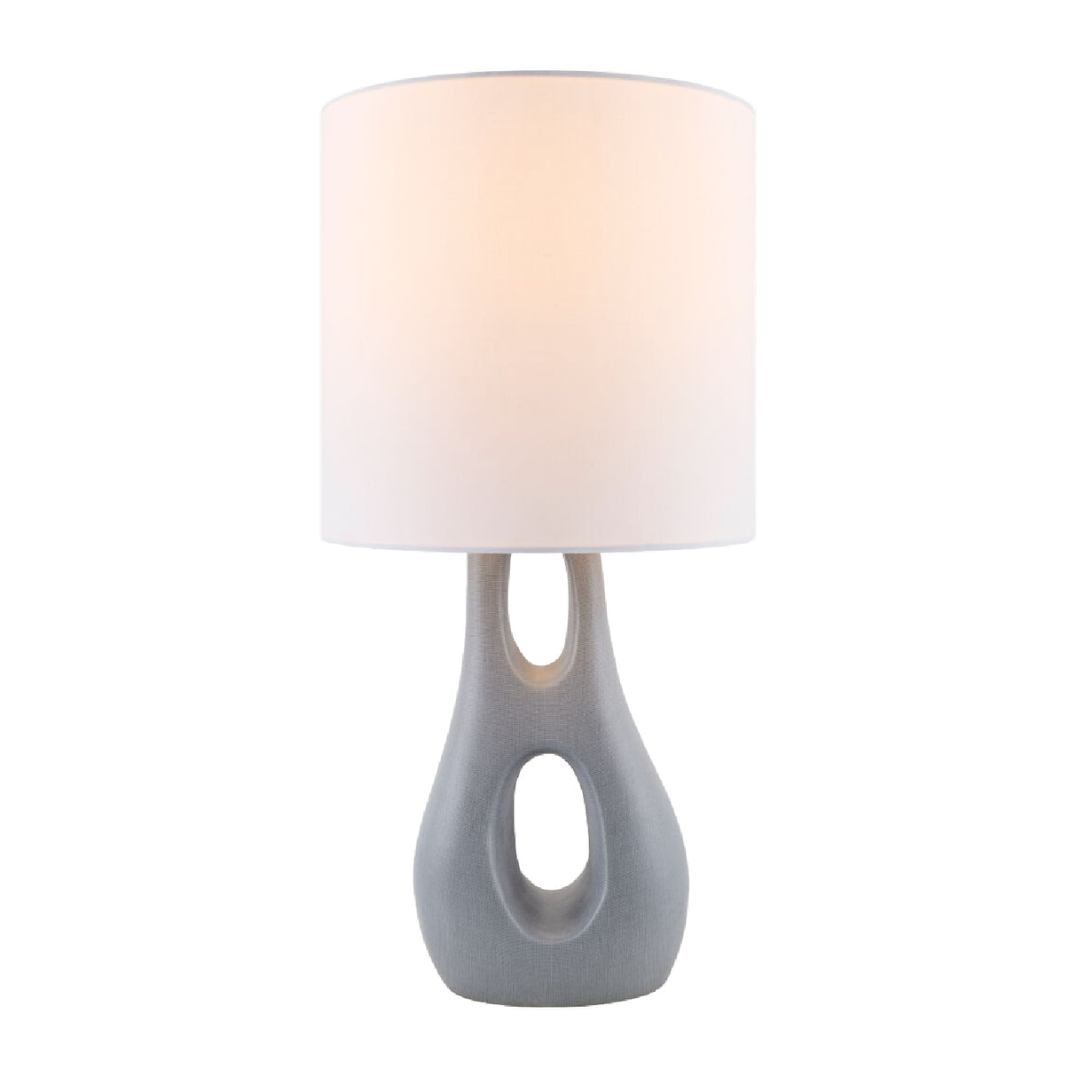   Modern European furniture - Textured Gray Accent Table Lamp - www.oroa.com | Oroa.com