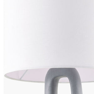   Modern European furniture - Textured Gray Accent Table Lamp - www.oroa.com | Oroa.com